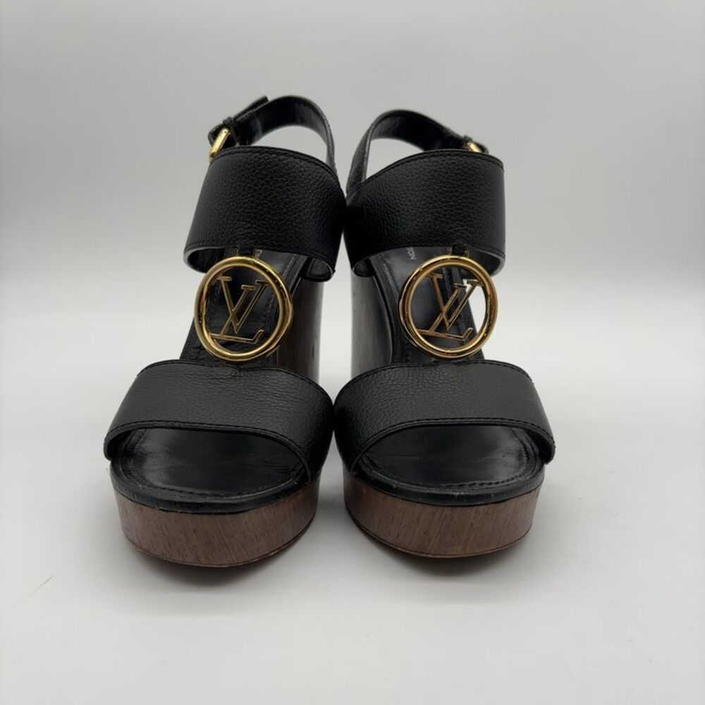 Louis Vuitton Vedette Wedge Sandals